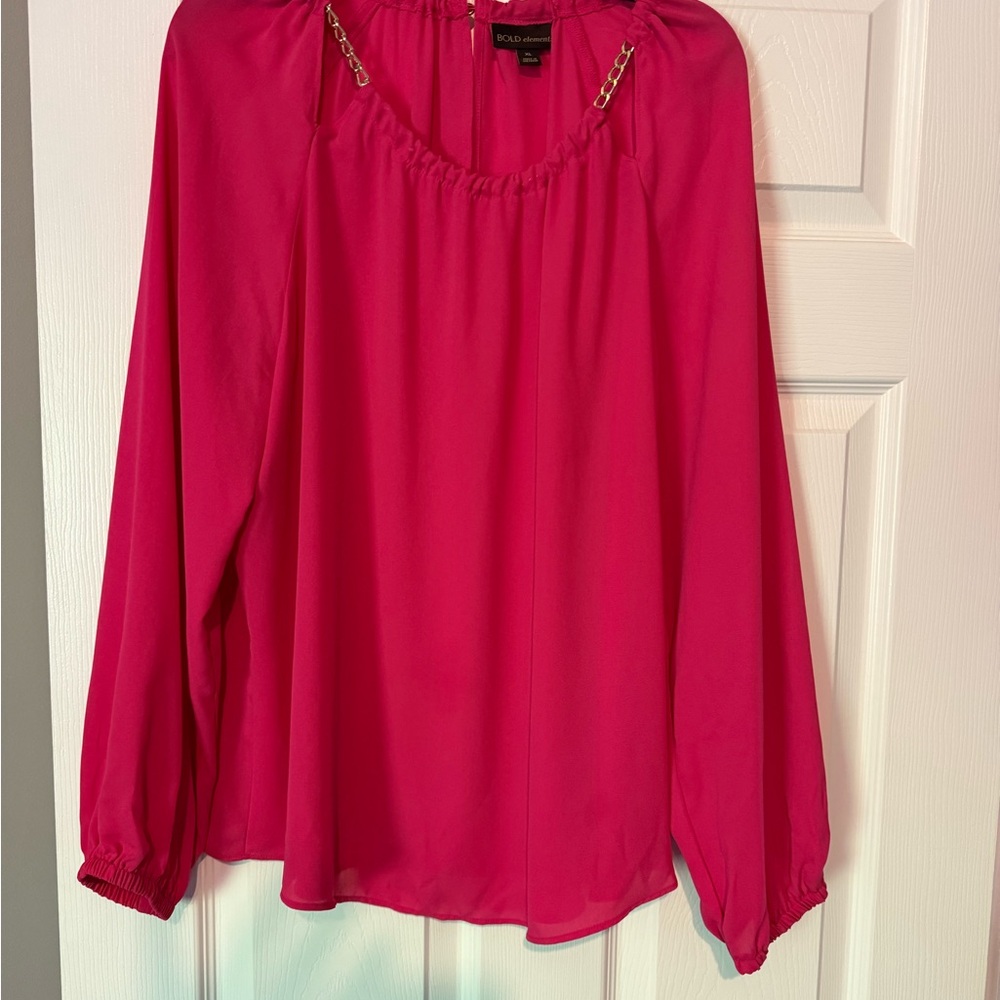 BOLD elements Pink Blouse Chic and Stylish